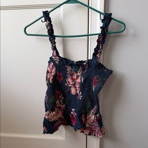 Patrons of Peace Navy Floral Camisole